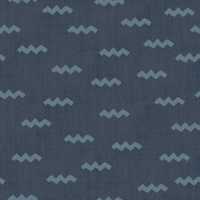 Reinvent your kid's space with our Zig Zag Denim Peel and Stick Wallpaper.