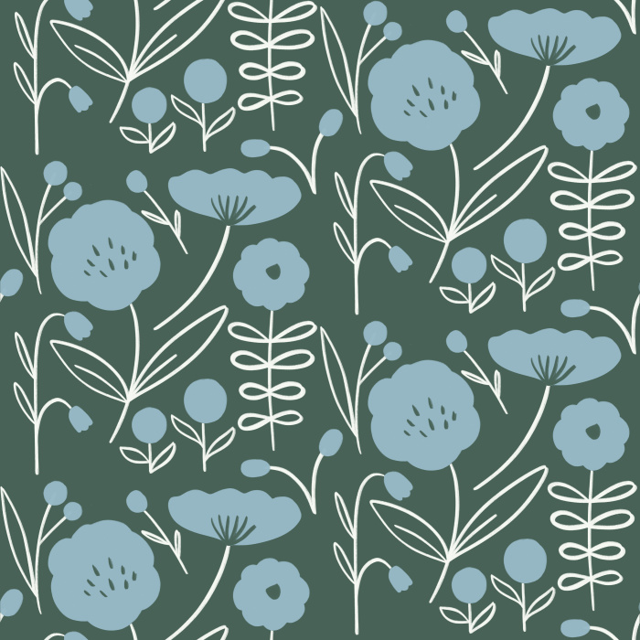 Let the feel of nature adorn your walls with our Garden Florals Peel and Stick Wallpaper.