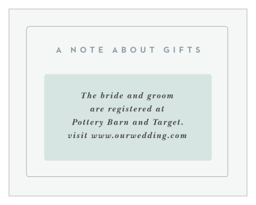 Let family and friends know where you have registered for wedding gifts with our Boarding Pass Registry Cards!