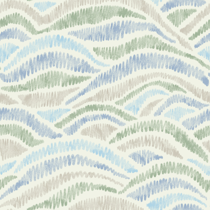 Bring a colorful yet calm vibe to any wall in your home with our Boho Hills Peel and Stick Wallpaper.