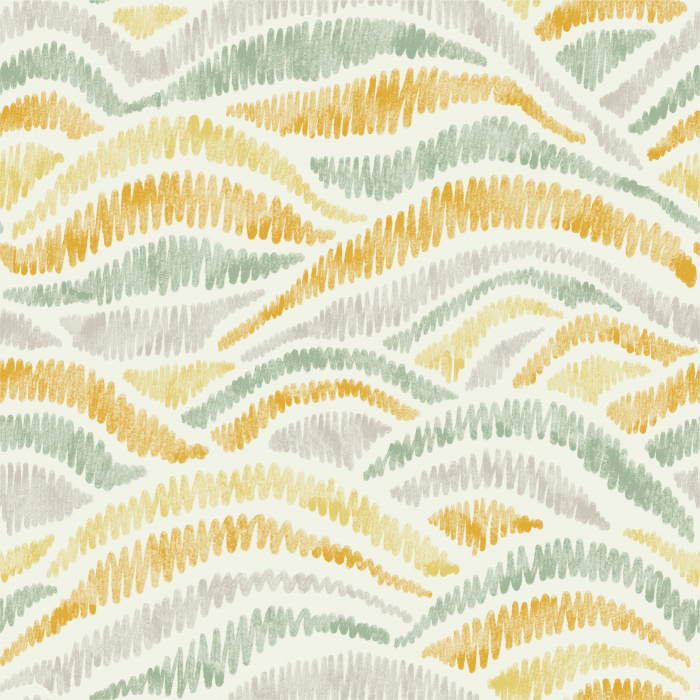 Bring a colorful yet calm vibe to any wall in your home with our Boho Hills Peel and Stick Wallpaper.