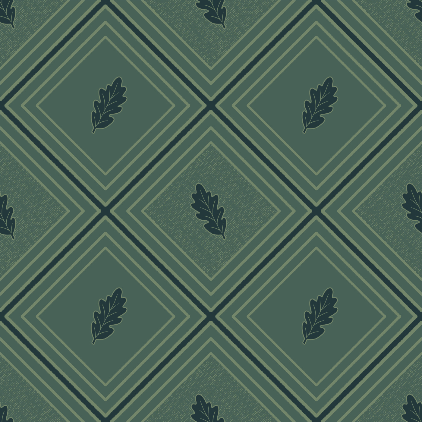 Oak Leaf Diamonds Wallpaper
