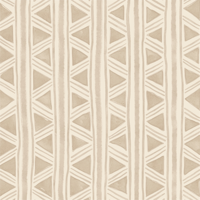 Add a boho accent wall to any room in your home with our Irregular Triangles Peel And Stick Removable Wallpaper.