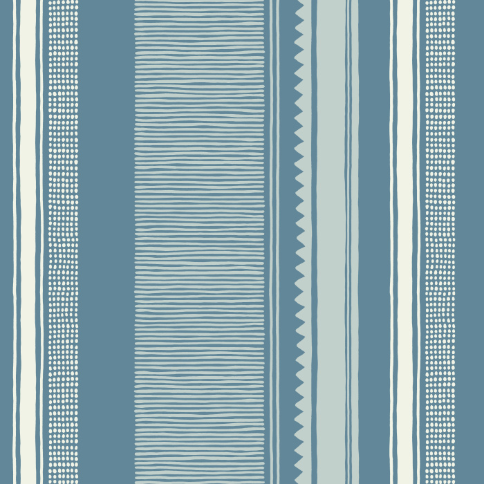 Add a boho touch to any wall in your home with our Artisanal Stripes Peel And Stick Removable Wallpaper.