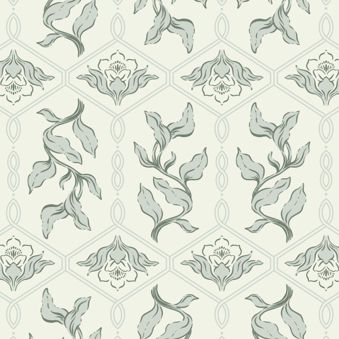 Add a vintage accent wall to any room in your home with our Nouveau Trellis Peel And Stick Removable Wallpaper.