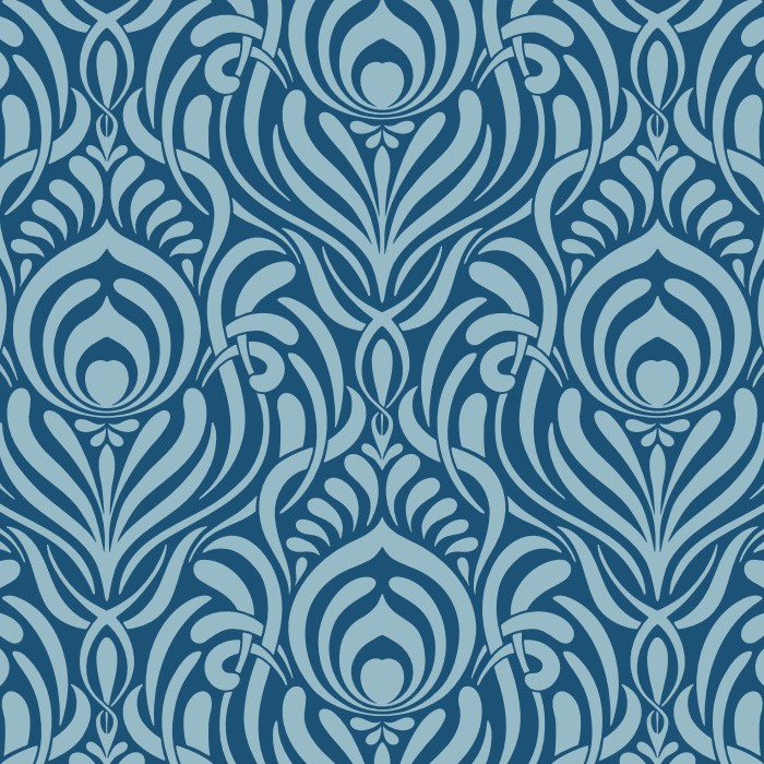 Create a classic accent wall anywhere in your home with our Lovely Nouveau Peel And Stick Removable Wallpaper.