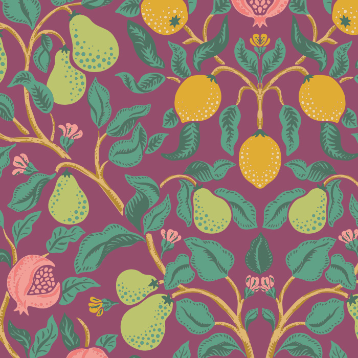 Turn any wall into a beautiful statement with our Bountiful Orchard Peel and Stick Removable Wallpaper. 