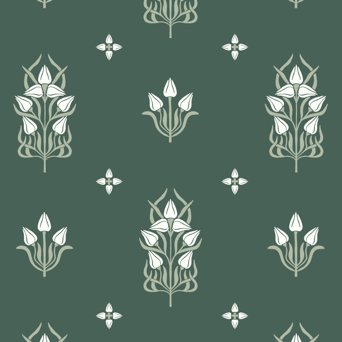 Our June Floral Peel and Stick Wallpaper will transform any room in your home with its garden vibe.