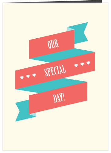 Our Flying Banner wedding program is a perfect match to the rest of the Flying Banner wedding suite.