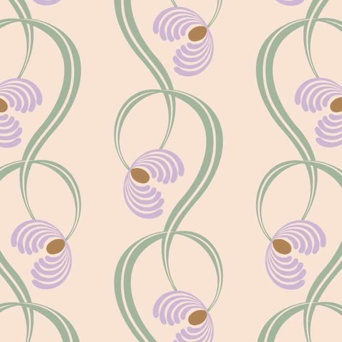 Bloom a simple and cute garden on any wall in your home with our Mod Poppy Peel And Stick Removable Wallpaper.