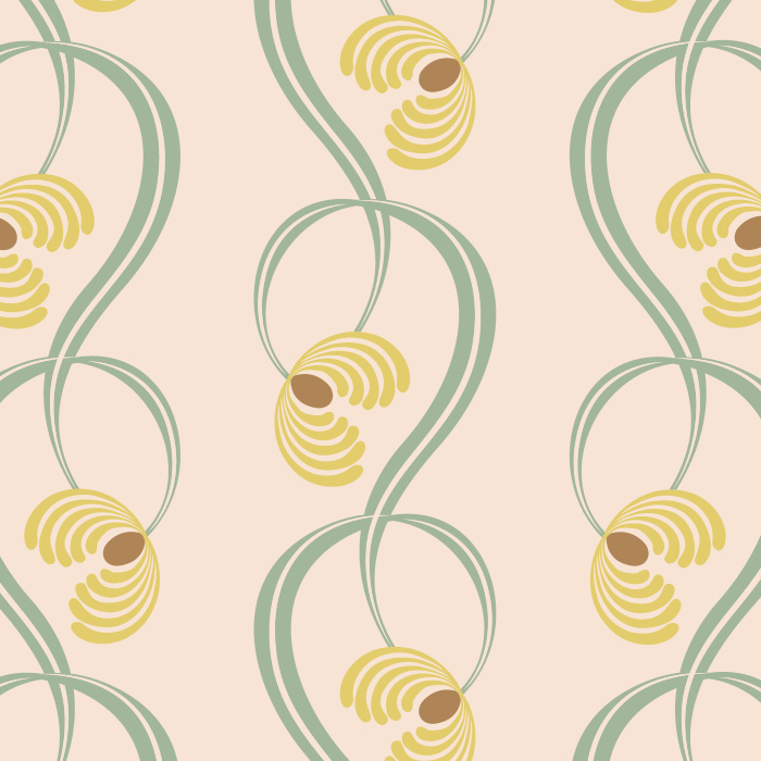 Bloom a simple and cute garden on any wall in your home with our Mod Poppy Peel And Stick Removable Wallpaper.