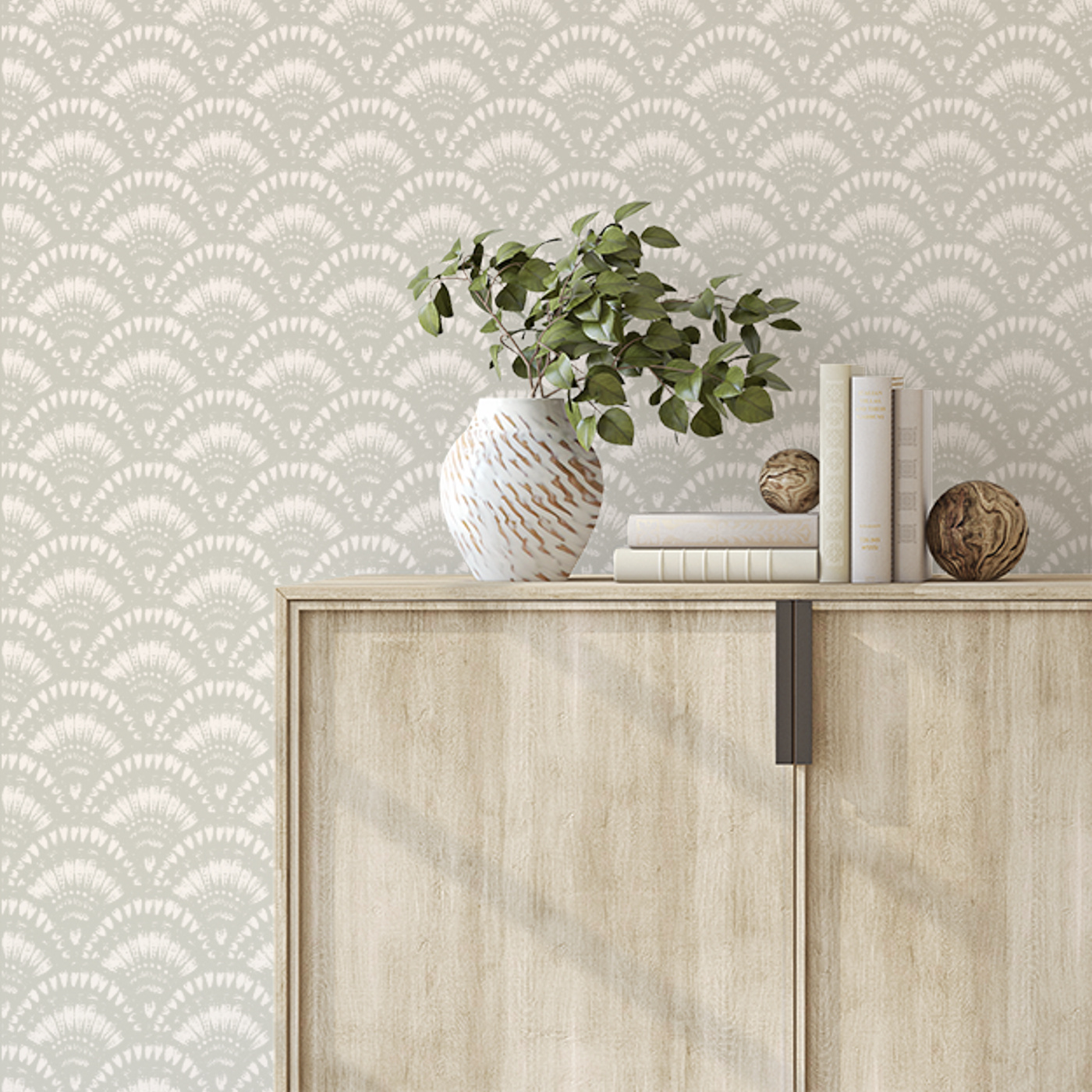 Radiant Fan Peel And Stick Removable Wallpaper Love vs. Design