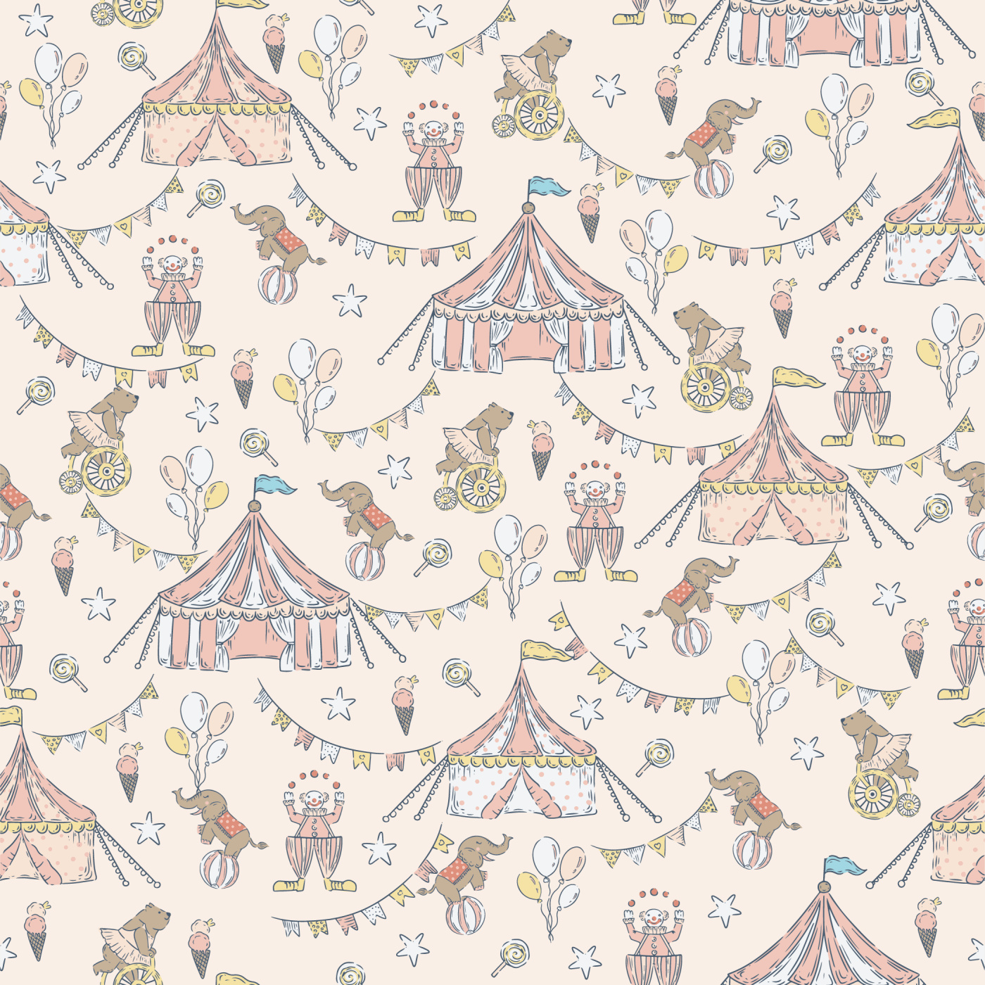 Circus Fun Wallpaper