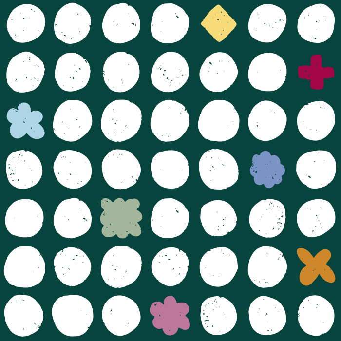 Spice up your space with our Odd One Out Peel and Stick Removable Wallpaper.