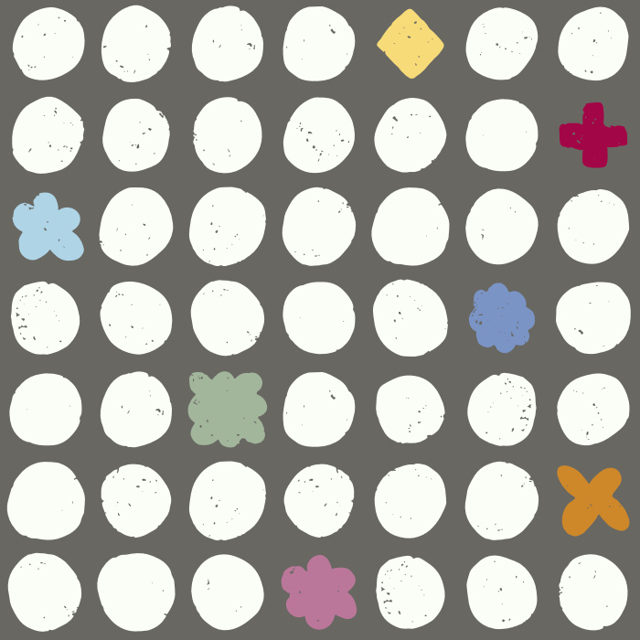 Spice up your space with our Odd One Out Peel and Stick Removable Wallpaper.