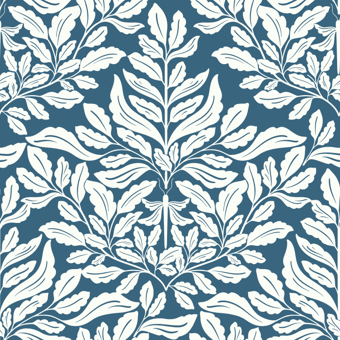 Create an enchantingly classic look with our Lost Dragonfly Peel and Stick Removable Wallpaper.