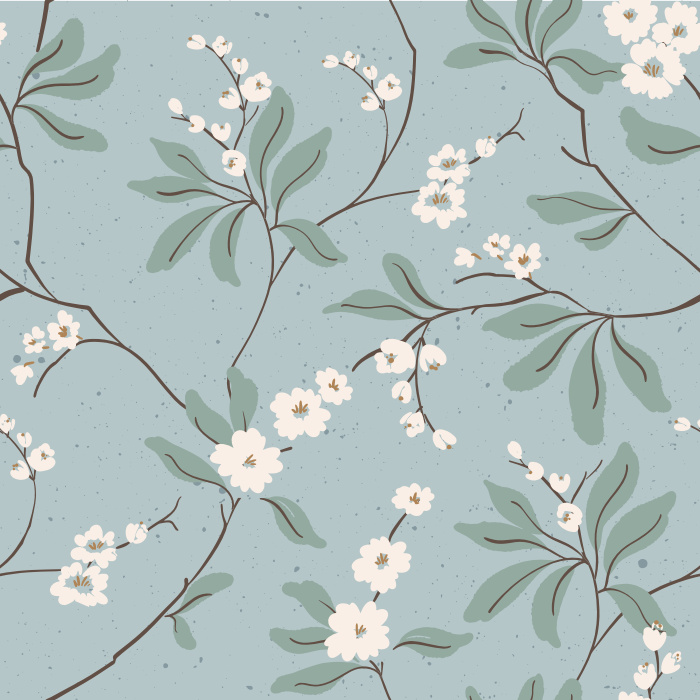 Create a stunning visual highlight with our Spring Branches Peel and Stick Removable Wallpaper. 