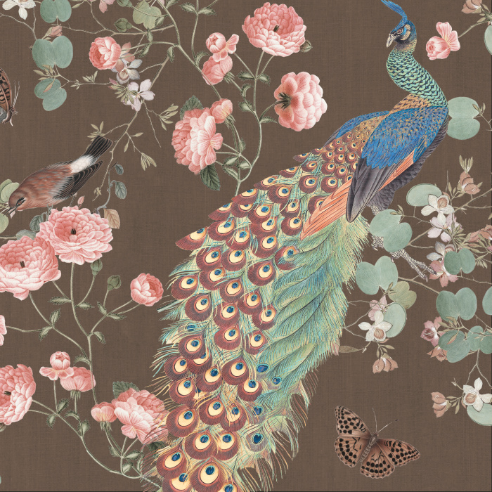 Our Victoria Garden Peel And Stick Removable Wallpaper brings a classy chinoiserie vibe to any wall in your home.