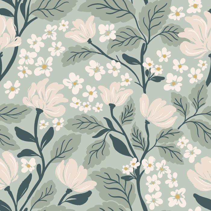 Create an enchanting and welcoming space with our Amelie Garden Peel and Stick Removable Wallpaper.