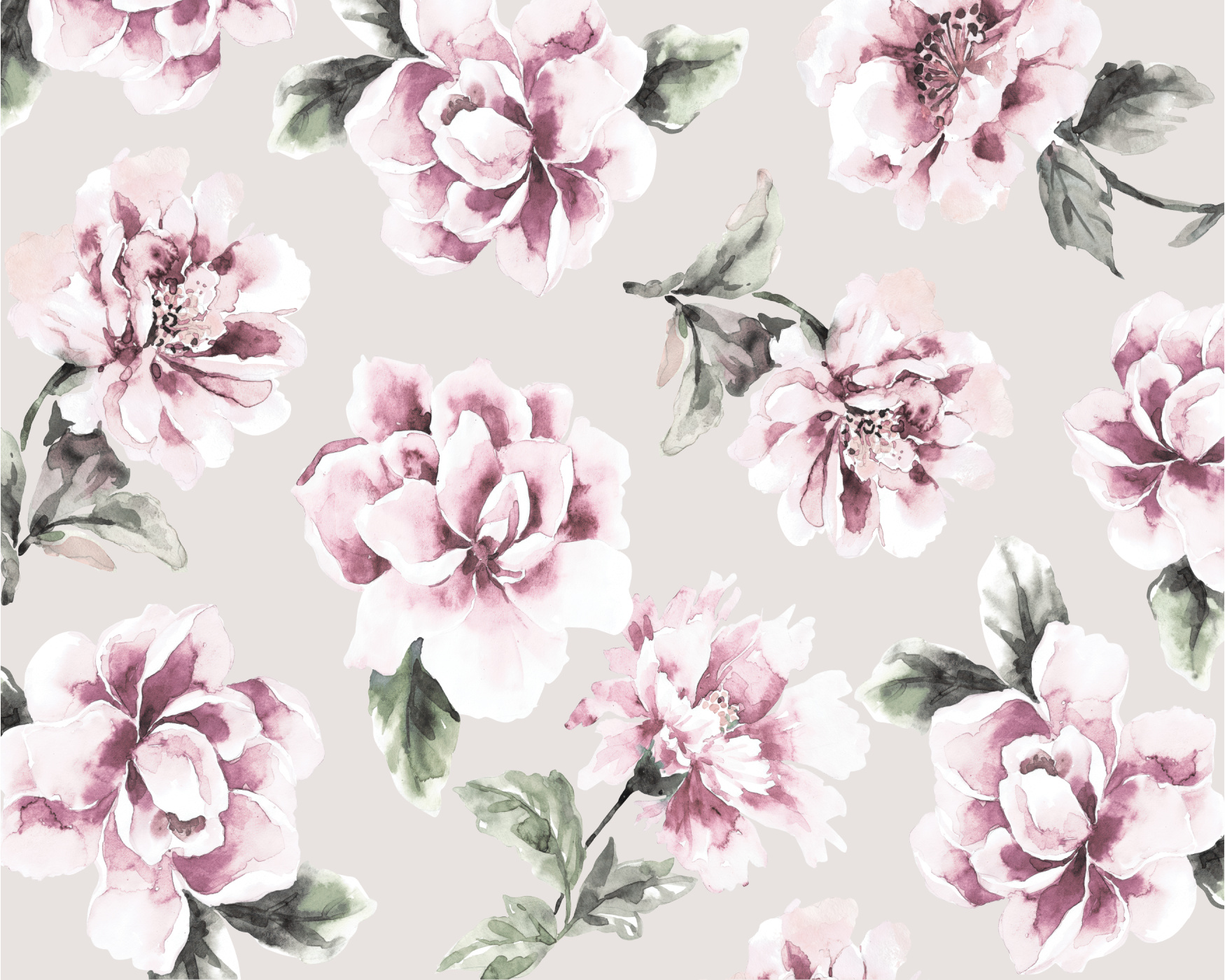 Painted Fleur Mural