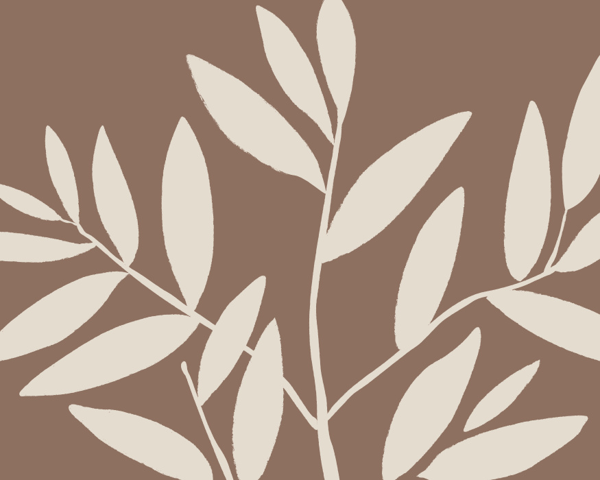 Our Cottonwood Leaves Mural brings a bold, high-contrast look to any wall in your home.