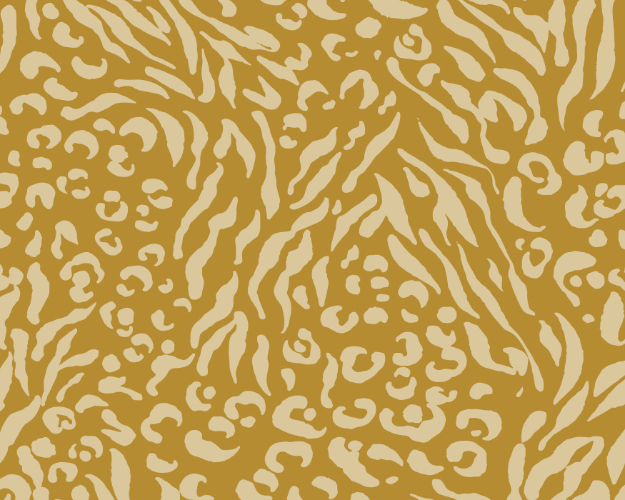 Give your home an exciting flair with our Wildcat Print Peel and Stick Mural.