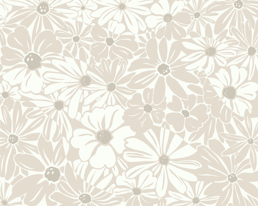 Blossom a retro garden in any room with our Daisy Explosion Mural.