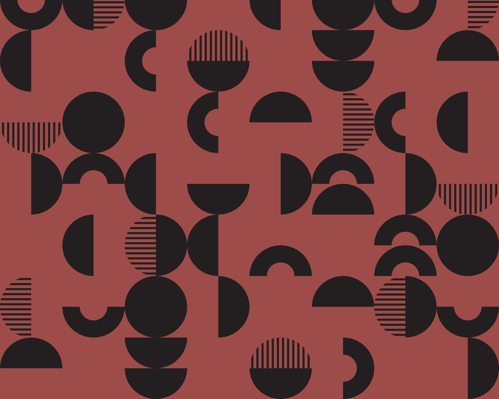 Geometric Deco Mural