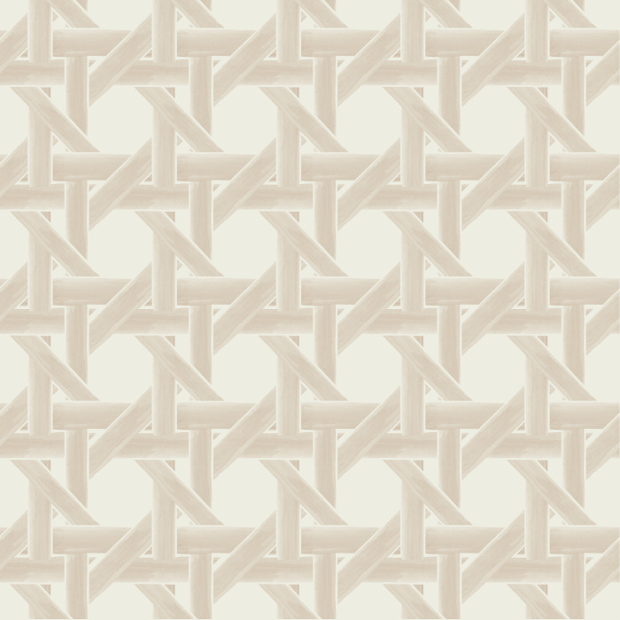 Our Painted Rattan Peel And Stick Removable Wallpaper transforms any wall in your home with a touch of handcrafted charm.