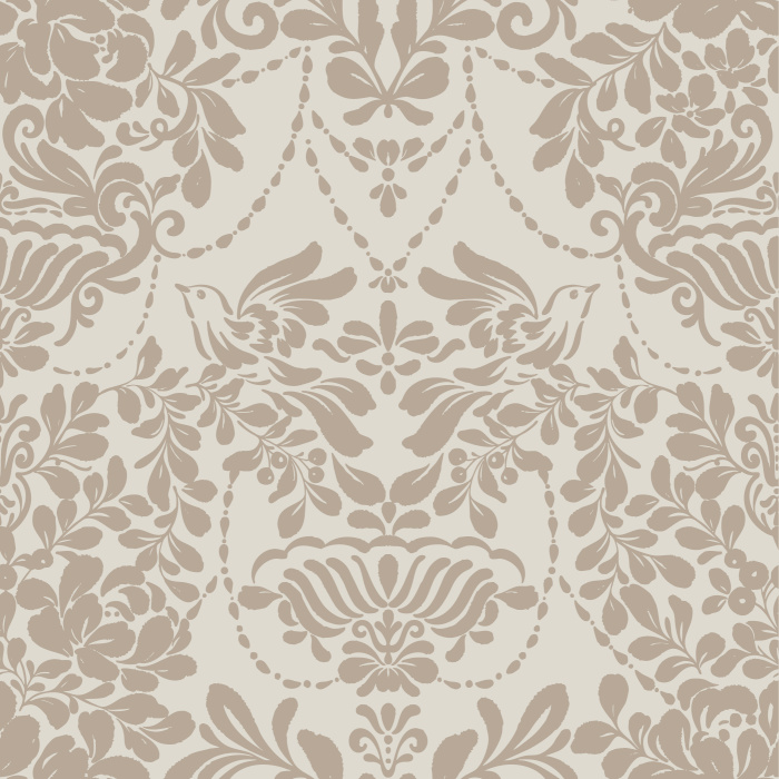 Add a vintage accent to any wall in your home with our Hummingbird Haven Peel And Stick Removable Wallpaper.