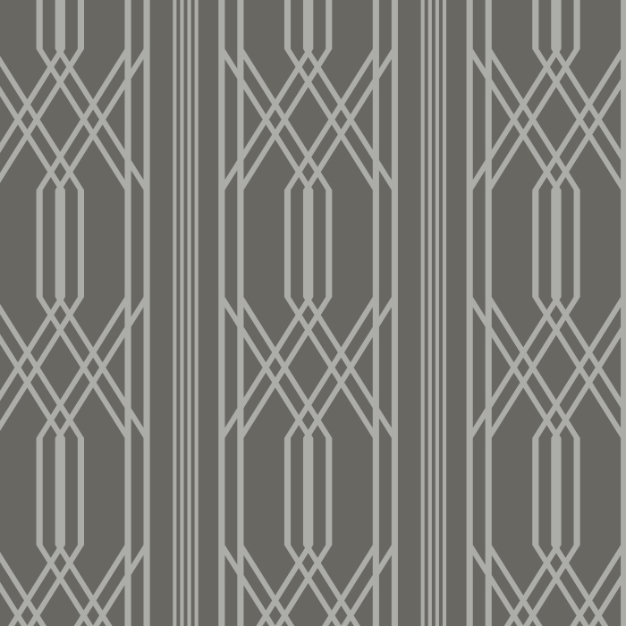 Create a stunning interior with our Deco Noir Peel and Stick Removable Wallpaper. 