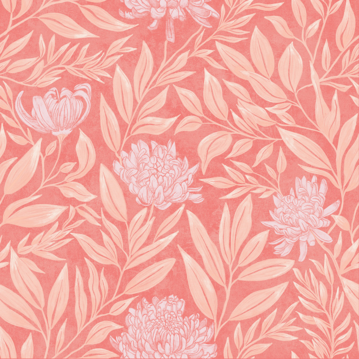 Add an antique accent to any wall in your home with our Moonlit Meadow Peel And Stick Removable Wallpaper.