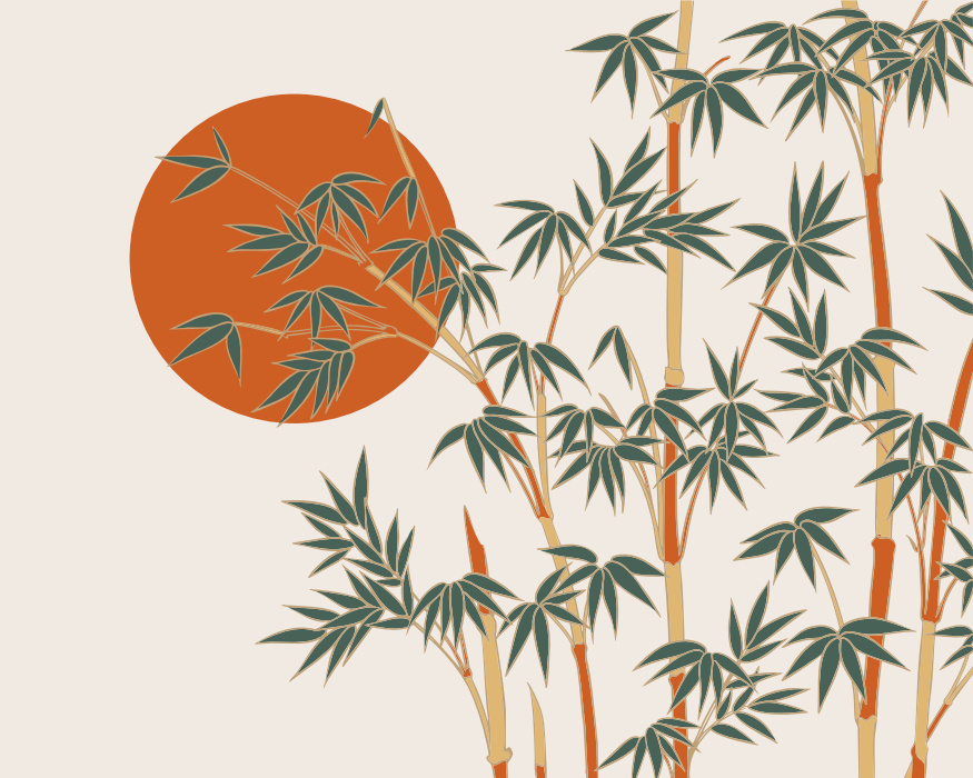 Create a serene yet bold getaway with our Whispers of the Sun Mural.