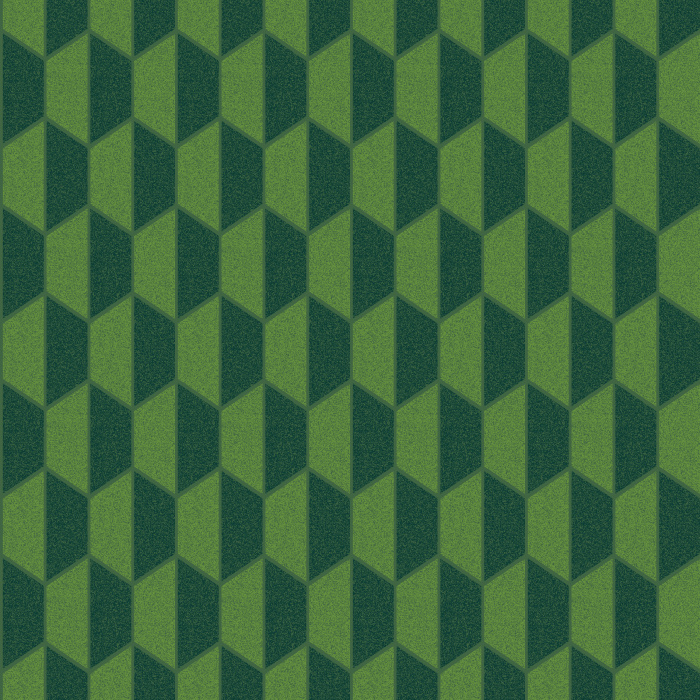 Hexagon Elements Wallpaper features a bold 3D cube-inspired hexagonal pattern in rich, tonal shades of brown, delivering depth and structure.