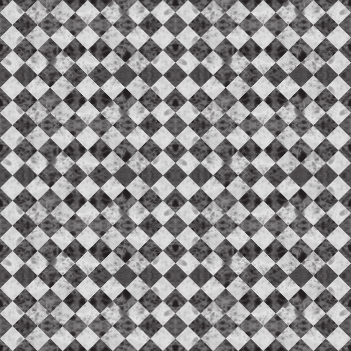 Refresh your home with the timeless elegance of Marble House wallpaper, featuring a soft gray and white harlequin diamond pattern with a subtle marbled texture.