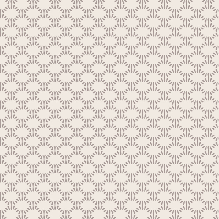 Dashed Geo wallpaper features a modern geometric pattern with deep blue dashes forming medallions on a soft blue-gray background.