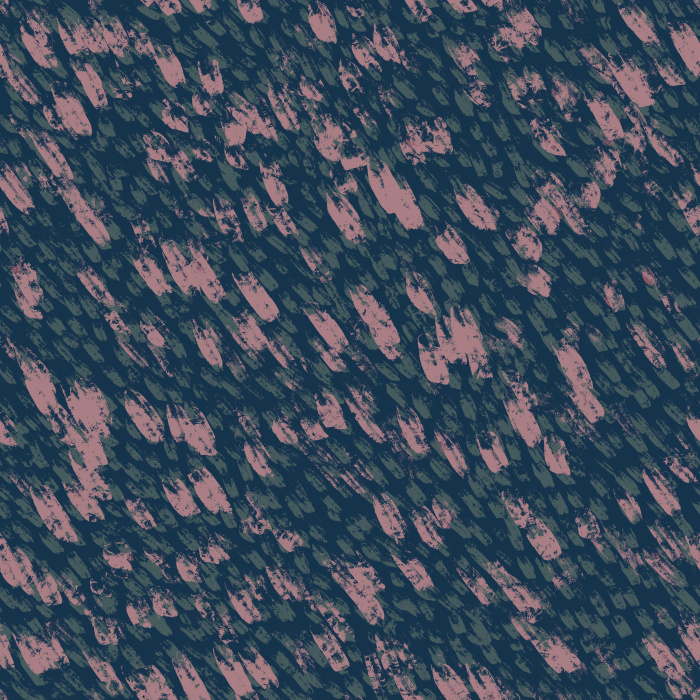 Wild Meadow wallpaper features a scattered, hand-painted pattern of soft pink and sage brush marks on a warm cream background for a breezy look.