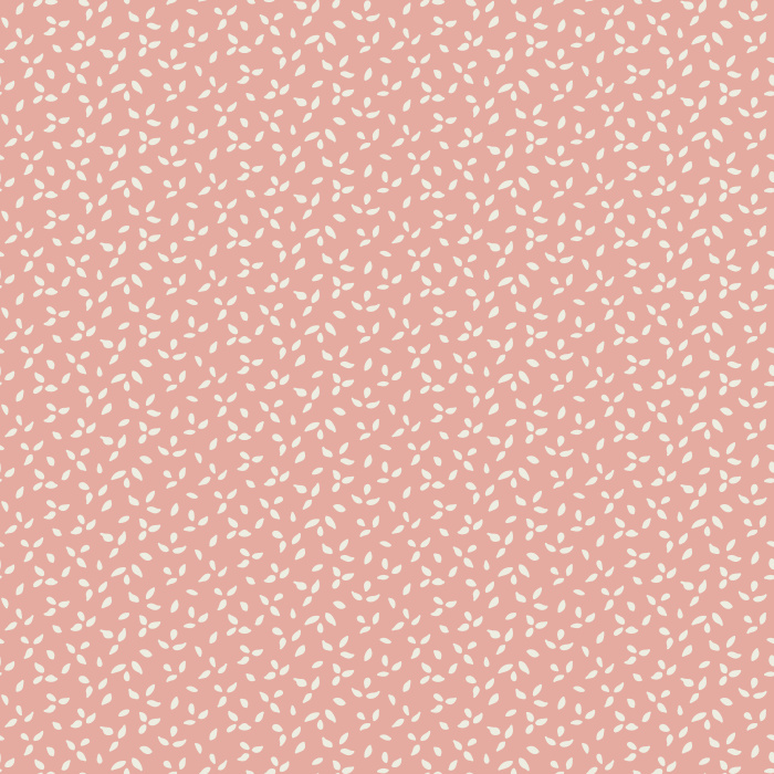 Brighten your space with our Scattered Sesame wallpaper, featuring cream seed-like shapes on a muted blue background.