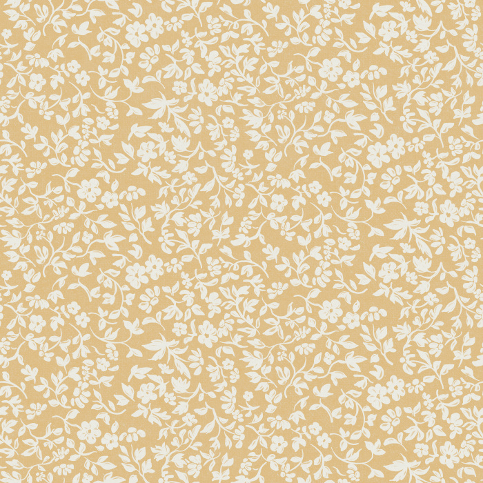 Bring timeless elegance into your home with our Petit Garden wallpaper, featuring a delicate floral vine pattern in cream on taupe.