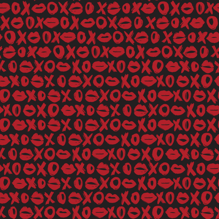 Add a bold and playful statement to your walls with our XOXO Kiss Wallpaper.