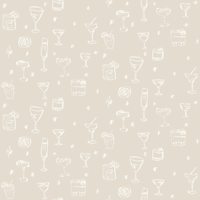 Bring a playful yet sophisticated touch to your walls with our Casual Clinks wallpaper.