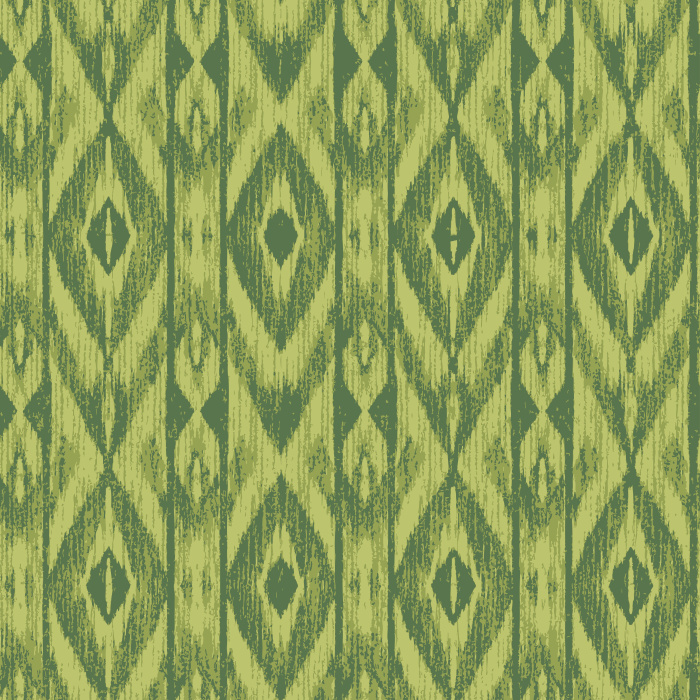 Bring global-inspired charm to your walls with this Ikat fabric Wallpaper.
