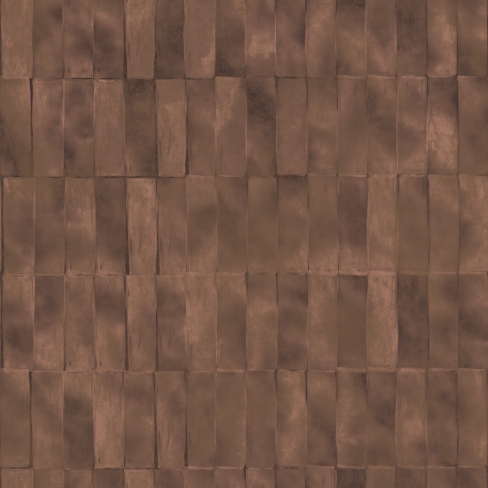 The Terra Tile Wallpaper showcases a handcrafted, artisan-inspired tile pattern in soothing sage green tones that create a fresh, organic feel.