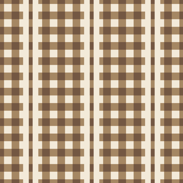 The Hearthside Plaid Wallpaper brings cozy farmhouse warmth to your walls with its golden ochre and cream checkered pattern.