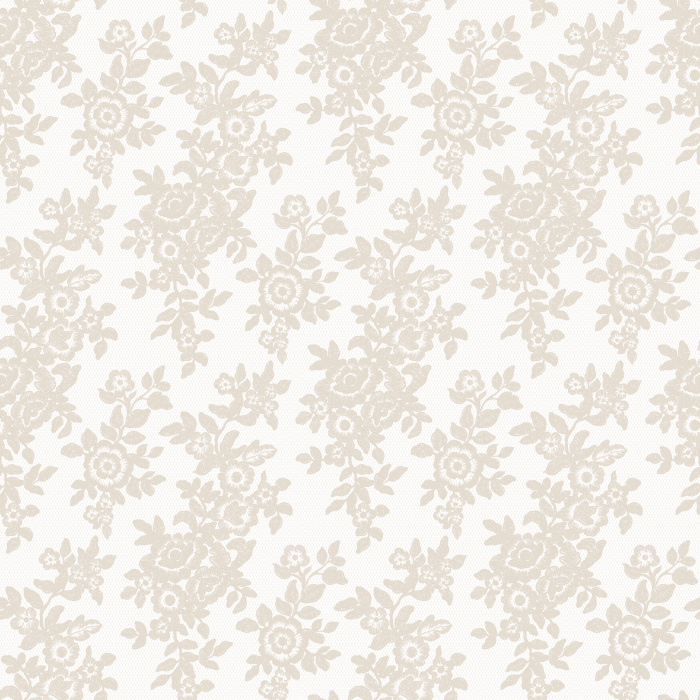 The Ivory Lacework Wallpaper exudes timeless elegance with its delicate cream lace floral pattern on a soft ivory background.