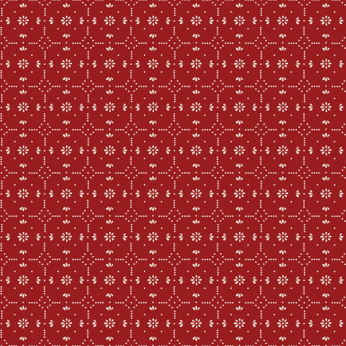 The Tin Punch Wallpaper brings timeless texture and rustic charm to your walls with its delicate blue geometric pattern inspired by traditional punched tin designs.