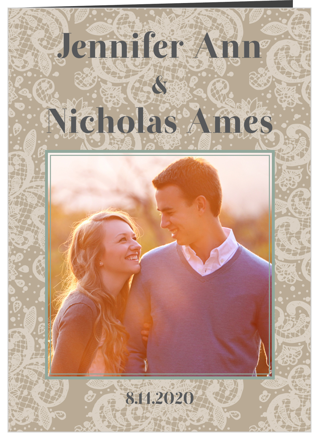 Elegant Lace Wedding Programs
