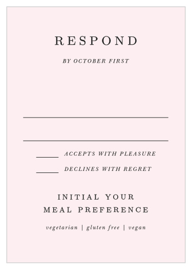 Our Photo Perfection Response card is designed to match the entire Photo Perfection suite!