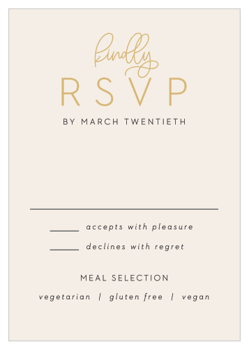 Now & Forever Response Cards