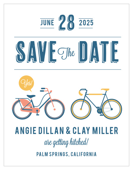 With our beautiful matching City Life Save-the-Date Cards, you can guarantee that your guests mark their calendars well in advance.